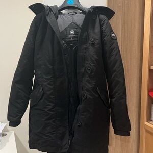Canada Goose Classic Black Puffer Coat